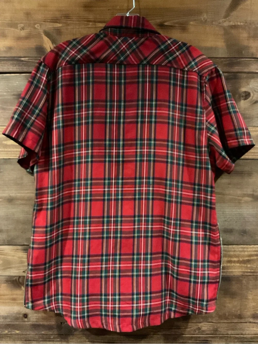 Rare FOG Fear of God Debut 2015-2016 Collection Zipper Plaid S/S Top Size Large